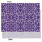 Lotus Flower Tissue Paper - Lightweight - Medium - Front & Back