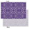 Lotus Flower Tissue Paper - Lightweight - Small - Front & Back