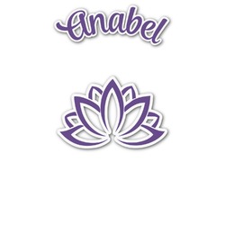 Lotus Flower Graphic Decal - Large (Personalized)