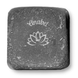 Lotus Flower Whiskey Stone Set - Set of 3 (Personalized)