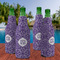 Lotus Flower Zipper Bottle Cooler - Set of 4 - LIFESTYLE