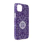 Lotus Flower iPhone Case - Plastic - iPhone 14 (Personalized)