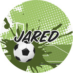 Soccer Multipurpose Round Labels - 1" (Personalized)