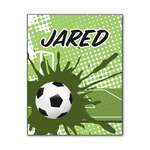 Soccer Wood Print - 11x14 (Personalized)