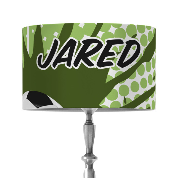 Custom Soccer 12" Drum Lamp Shade - Fabric (Personalized)