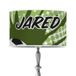 Soccer 12" Drum Lamp Shade - Poly-film (Personalized)