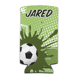 Soccer Can Cooler (tall 12 oz) (Personalized)