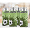 Soccer 12oz Tall Can Sleeve - Set of 4 - LIFESTYLE