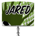 Soccer 16" Drum Lamp Shade - Fabric (Personalized)