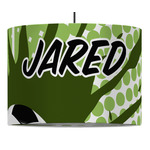 Soccer 16" Drum Pendant Lamp - Fabric (Personalized)