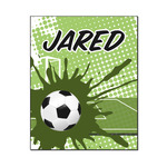 Soccer Wood Print - 16x20 (Personalized)