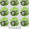 Soccer 2" Multipurpose Round Labels - Sheet