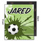 Soccer 20x24 Wood Print - Front & Back View