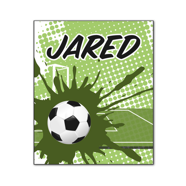 Custom Soccer Wood Print - 20x24 (Personalized)