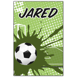 Soccer Wood Print - 20x30 (Personalized)