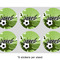 Soccer 3" Multipurpose Round Labels - Sheet