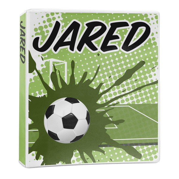 Custom Soccer 3-Ring Binder - 1 inch (Personalized)