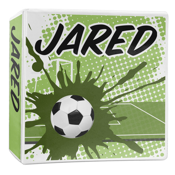 Custom Soccer 3-Ring Binder - 2 inch (Personalized)