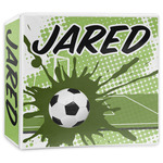 Soccer 3-Ring Binder - 3 inch (Personalized)