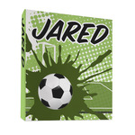 Soccer 3 Ring Binder - Full Wrap - 1" (Personalized)