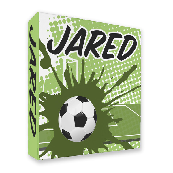 Custom Soccer 3 Ring Binder - Full Wrap - 2" (Personalized)