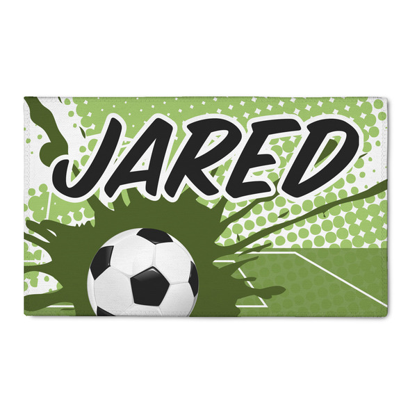 Custom Soccer 3' x 5' Indoor Area Rug (Personalized)