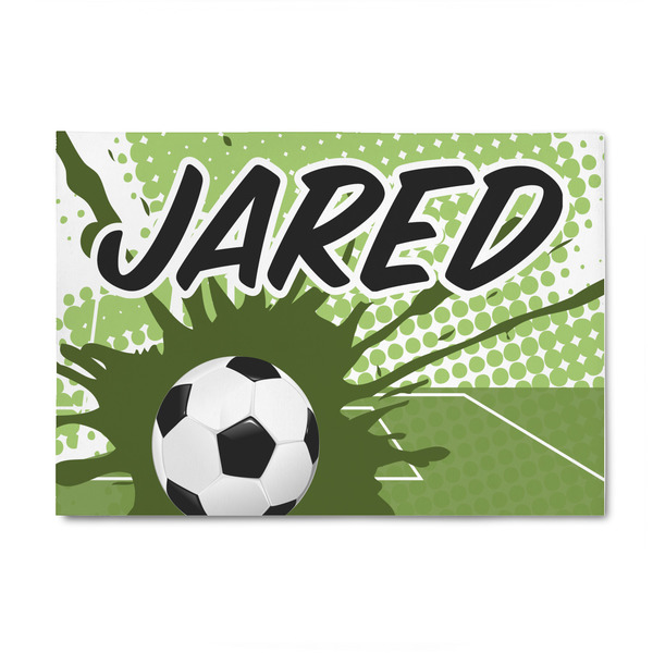 Custom Soccer 4' x 6' Indoor Area Rug (Personalized)