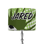 Soccer 8" Drum Lamp Shade - Fabric (Personalized)