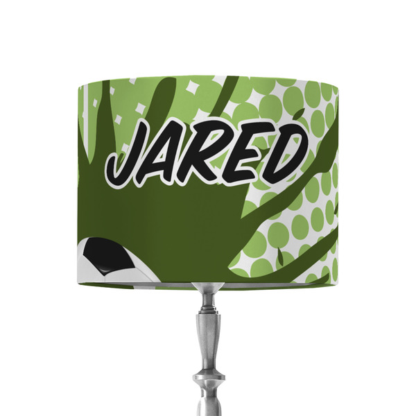 Custom Soccer 8" Drum Lamp Shade - Fabric (Personalized)