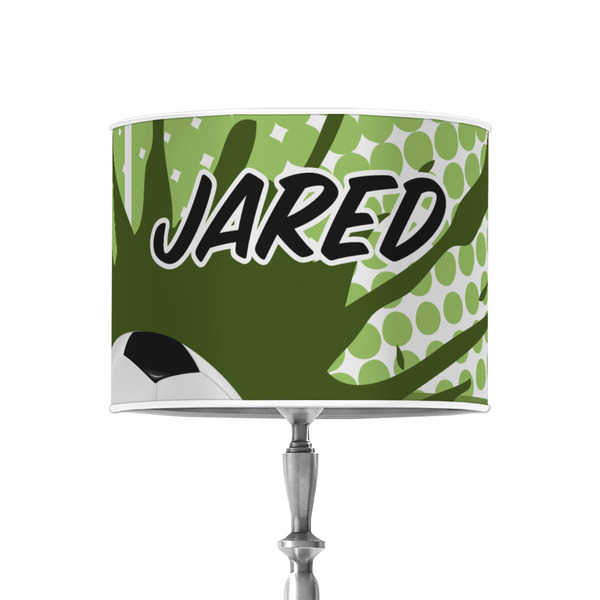 Custom Soccer 8" Drum Lamp Shade - Poly-film (Personalized)