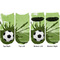 Soccer Adult Ankle Socks - Double Pair - Front and Back - Apvl