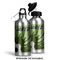 Soccer Aluminum Water Bottle - Alternate lid options