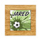 Soccer Bamboo Trivet with 6" Tile - FRONT