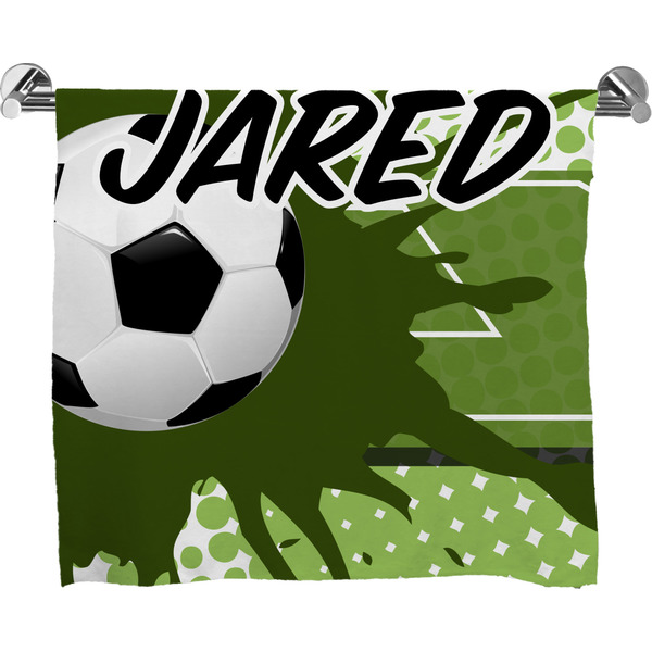 Custom Soccer Bath Towel (Personalized)