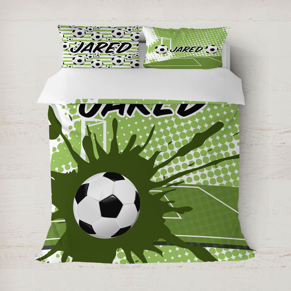 Custom Soccer Duvet Cover (Personalized)