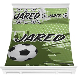 Soccer Comforter Set - Full / Queen (Personalized)