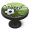 Soccer Cabinet Knob - Black - Side