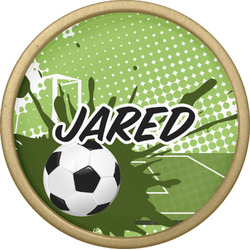 Soccer Cabinet Knob - Gold (Personalized)