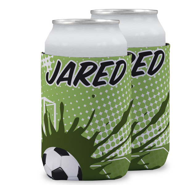 Custom Soccer Can Cooler (12 oz) w/ Name or Text