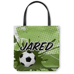 Soccer Canvas Tote Bag (Personalized)