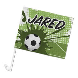 Soccer Car Flag - Large (Personalized)