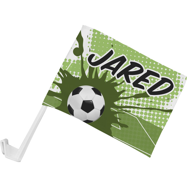 Custom Soccer Car Flag - Small w/ Name or Text