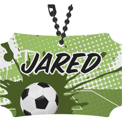 Soccer Rear View Mirror Ornament (Personalized)