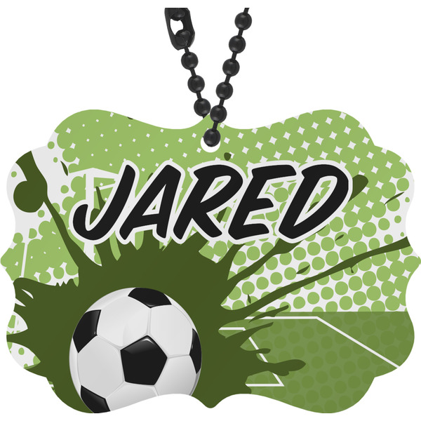 Custom Soccer Rear View Mirror Decor (Personalized)