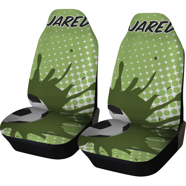 Custom Soccer Car Seat Covers (Set of Two) (Personalized)