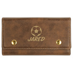 Soccer Cards & Dice Set - Rustic Brown (Personalized)