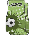 Soccer Car Floor Mats (Front Seat) (Personalized)