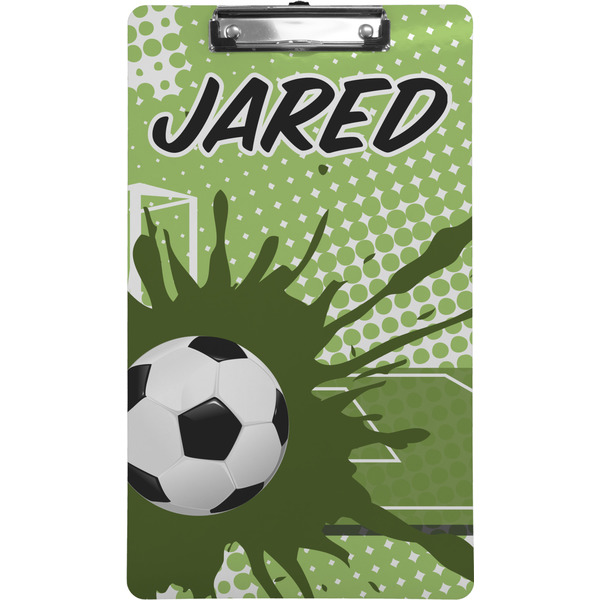 Custom Soccer Clipboard (Legal Size) (Personalized)