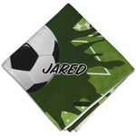 Soccer Cloth Dinner Napkin - Single w/ Name or Text