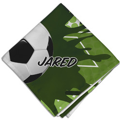 Soccer Cloth Dinner Napkin - Single w/ Name or Text